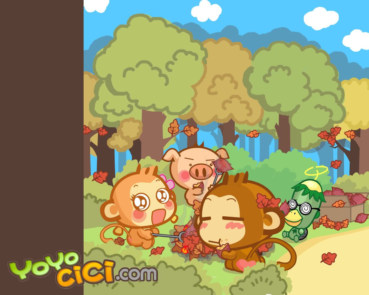 Deer caricature in bikini Bikini girls in the dunk tank